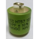 570050-15 Doorknob Capacitor, 50pf 15kv,  High Energy