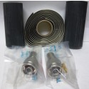 AMP5875-29N-I Type-N Male Crimp Connector Kit (LMR400 / 9913 / CNT400) 2 Connectors w/ Heat Shrink & Coax Seal