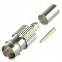 RFB-1724-Q RF Industries BNC Female Crimp Connector 75 Ohm for Cable Group Q