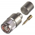 RFN-1006-2L2 RF Industries Type-N Male Crimp Connector for Cable Group L2