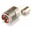 RFN1006-8I RF Industries Type-N Male Crimp Connector for Cable Group I