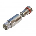 RFU-502-H1 RF Industries UHF Male (PL259) Clamp Type Connector for Cable Group H1