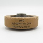 3.5KVDCW510 HVC Doorknob Capacitor 6800pf 3.5Kv -20/40% (Pull)