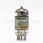 5687 Tung-Sol Special Quality Black Plate Double Triode (Engineering Sample Tube) (NOS)