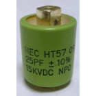 570025-15 Doorknob Capacitor, 25pf 15kv, New,  High Energy