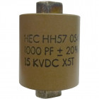 571000-15  High Energy Doorknob Capacitor 1000pf, 15kv, 20% (HH57Y102MA) 