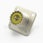 83-1R Amphenol UHF Female 4 Hole Flange Chassis Mount Connector with Solder Cup (SO239/A)