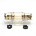 AGUFH1 In-Line AGU Single Fuse Holder with Clear Heat Resistant Plastic Housing