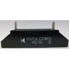 HC10 High voltage rectifier block with mounting slots, 1amp 10kv