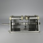 154-504 E.F. Johnson Dual Section Air Variable Capacitor 8-72 pf 11 Plates 1kv