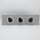 72-2 Bird Coaxial Switch Assembly with Three 72-2 rack mounted switches DPDT 50Ω 10GHz VDC  (Pull)