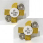 MRF315 Motorola NPN Silicon RF Power Transistor 28 Volt Matched Pair (2) (NOS)