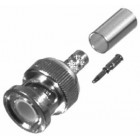 RFB-1106-2 RF Industries BNC Male Crimp Connector for Cable Group C