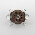 SK7-MINI Socket 7 Pin Miniature with Brown Base