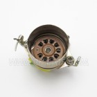 TS103P01 EBY 9 Pin Phenolic Tube Socket Chassis Mount (Pull)