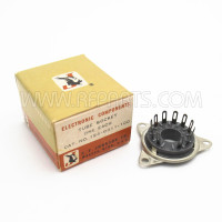 124-0311-100 E.F. Johnson Socket For Ultra High Frequency Tubes (NOS/NIB)