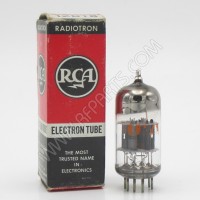 12DT8 RCA High-Mu Twin Triode Black Plate (NOS/NIB)