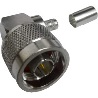 172219 Amphenol Right Angle Type-N Male Crimp Connector for Cable Group X