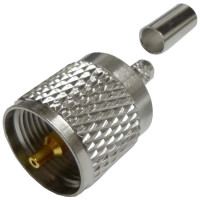 182115 Amphenol UHF Male Crimp Connector for Cable Group X