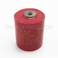 715C Sprague Ceramic Doorknob Capacitor 500pf 20Kv (Pull)