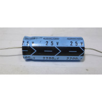 2200-25A TI / Unicon Electrolytic Capacitor Axial Lead 2200uf 25v