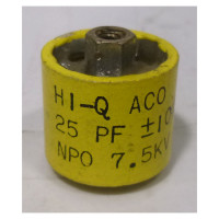 580025-7P Doorknob Capacitor 25pf, 7.5kv (Pull)