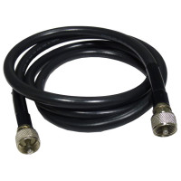 278969 Cable assembly, 5ft RG8 With PL259 on both ends, Radio Shack