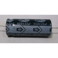 2HR2WAB226T Electrolytic Capacitor, Axial Lead, 22uf 450v, Samwha