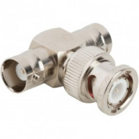 31-208 Amphenol BNC Male to Double BNC Female In-Series Tee Adapter