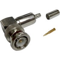 31-335-RFX  BNC Male Crimp Connector, Right Angle, Cable Group C, Amphenol