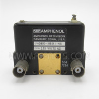 360-11891-45 Amphenol BNC SPDT Coaxial Switch 115v (Pull)