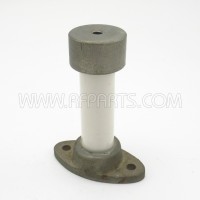 4.25 Inch Ceramic Stand-Off with Metal Base and Cap (Pull)