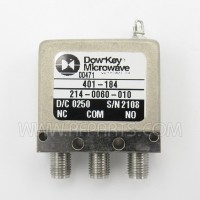 401-184 Dow-Key Microwave 28Vdc SPDT SMA Relay (Pull)