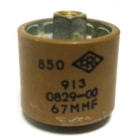 580067-5P Doorknob Capacitor 67pf 5kv (Pull)
