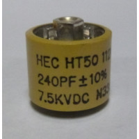 580240-7 Doorknob Capacitor, 240pf 7.5kv
