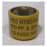 580400-7 Doorknob Capacitor, 400pf 7.5kv 10%