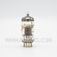6201 Amperex Gold Pin Grey Plate High Frequency Twin Triode 6201-12AT7-ECC801S (NOS)