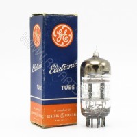 GL-6201 General Electric High Frequency Black Plate Twin Triode (NOS)