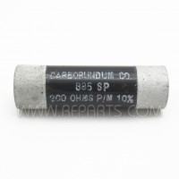 885SP Carborundum 200 Ohm 10% Non-Inductive Ceramic Resistor (Pull)