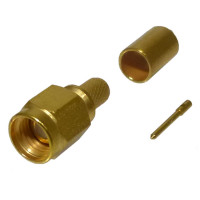 901-9511-2  SMA Male Crimp Connector, Straight, Hex Nut (Industrial Grade), Cable Group: C, Amphenol/RF