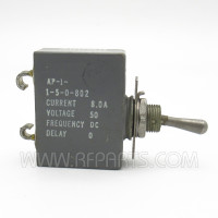 AP-1-1-5-0-802  Airpax ON/OFF DC Toggle Switch 8.0 Amps 250V 50v (Pull)