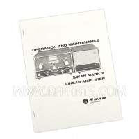 Operation and Maintenance Manual for the Swan Mark II Linear Amplifier