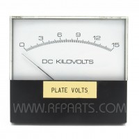 217-01 Crompton Instruments Panel Meter 0-15 DC Kilovolts (Pull)