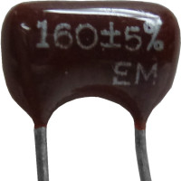 DM15-160 - 160pf Mica Capacitor