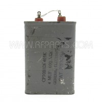 22F5G5  General Electric CP70B1DF405K OIl-Filled Capacitor 4 mfd 600vdc (Pull)