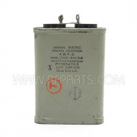 23F103 General Electric Pyranol OIl-Filled Capacitor 4 mfd 600vdc (Pull)