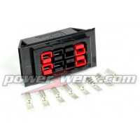 HS8  -  Chassis Mount for 4 Powerpoles Sets (8 conductors)