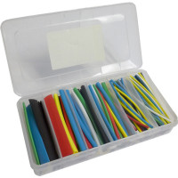 HST160-Color Heat Shrink Box of 160 Pieces in 7 Colors 4" Each