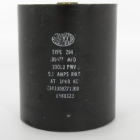 294300B271J00, Capacitance .00027mfd, Voltage 30kv, Amps 9.1, Type 294 (NOS)