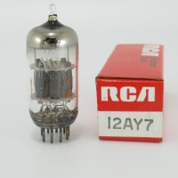 12AY7 RCA Tube Twin Triode, Double Mica (NOS)
